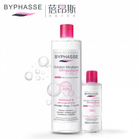 蓓昂斯（BYPHASSE）温和卸妆水500ml+100ml组合套装脸部眼部清洁无刺激卸妆液